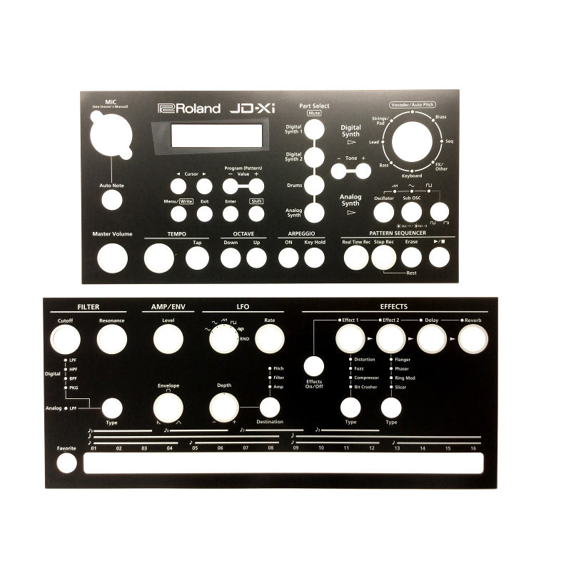 JD-XI用オーバーレイシート （5100057507） – Roland Store Tokyo